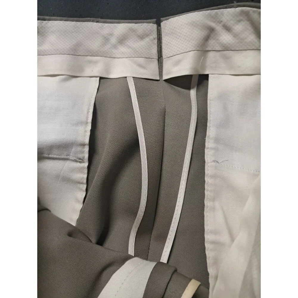 Vintage Corbin Pleated Dress Pants Men's 36x30 Olive USA Union Made
